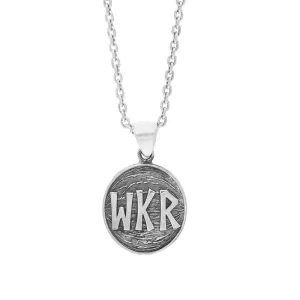 Sterling Silver Whitby Krampus Run Pendant Necklace