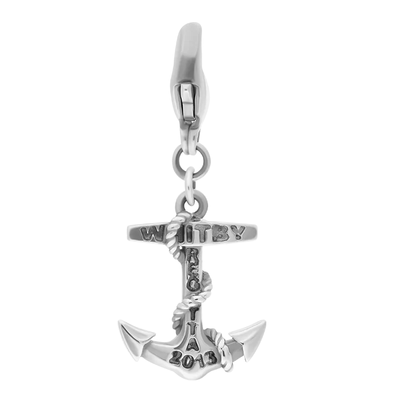 Sterling Silver Whitby Regatta Anchor Charm