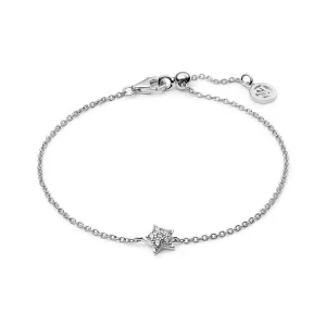 Sterling Silver White Zirconia Astri Bracelet SJ-B2706-CZ