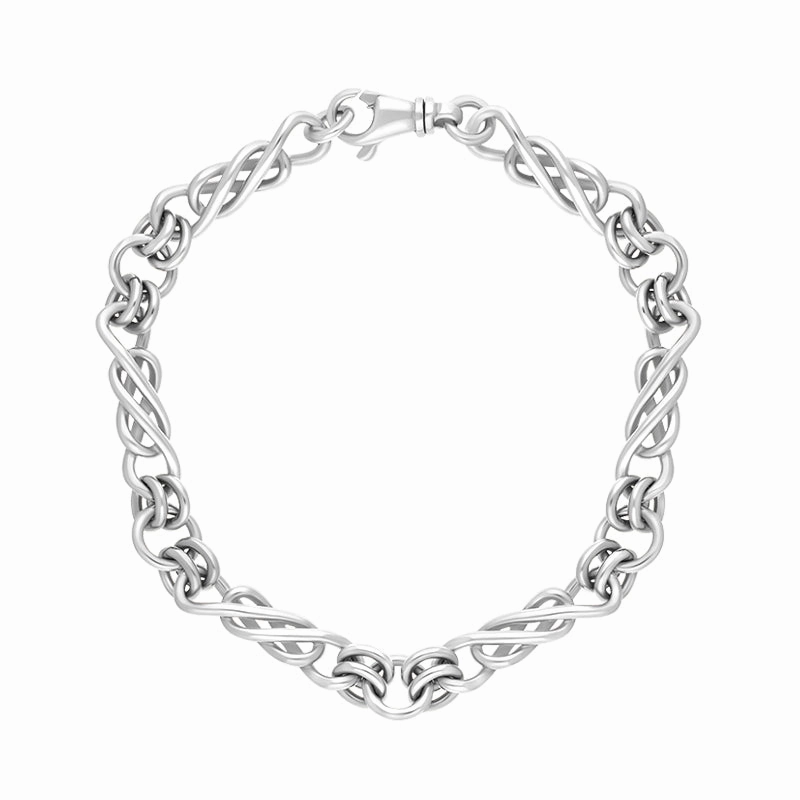 Sterling Silver Celtic Twist Handmade Bracelet