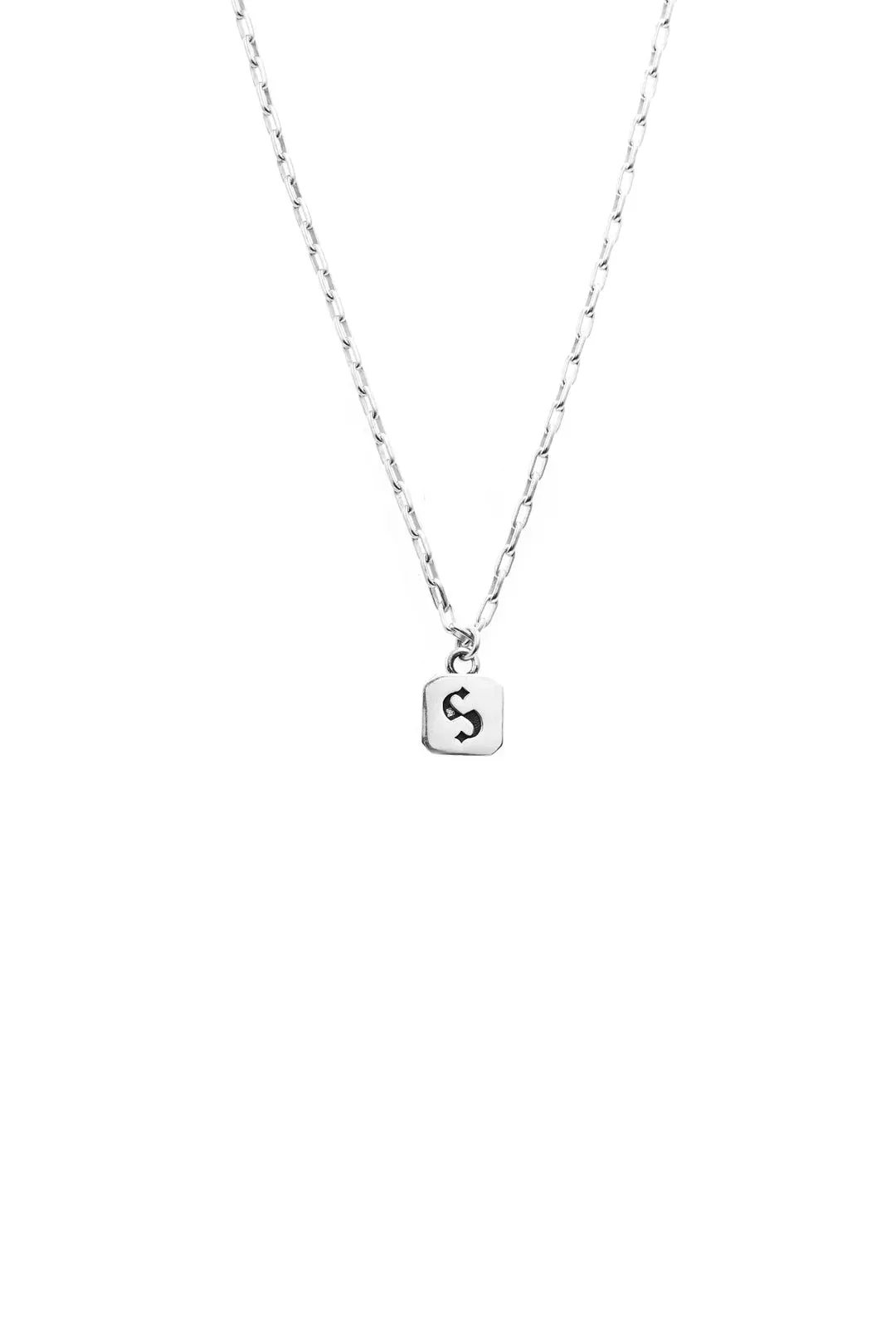 Stolen Girlfriends Club - S Logo Tag Necklace