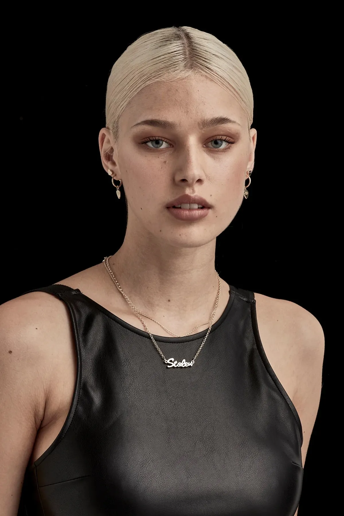 Stolen Girlfriends Club - Script Necklace Gold Plated