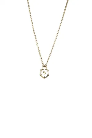 Stolen Girlfriends Club - Shield Necklace Gold Plated