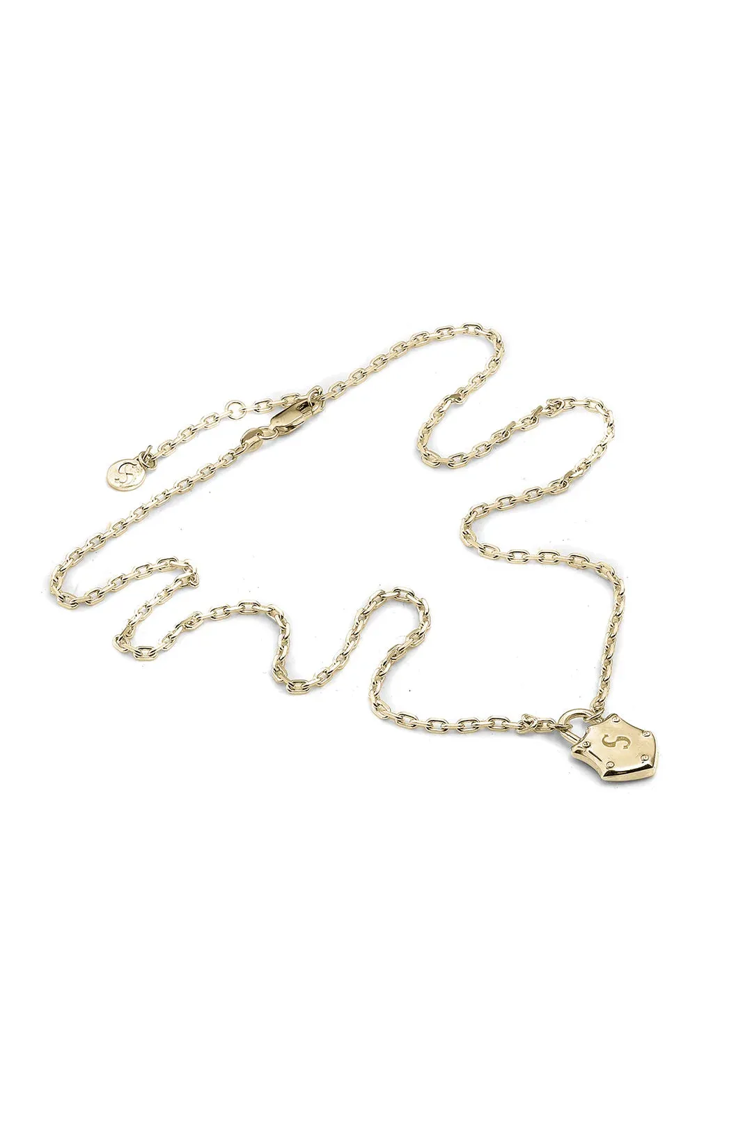 Stolen Girlfriends Club - Shield Necklace Gold Plated