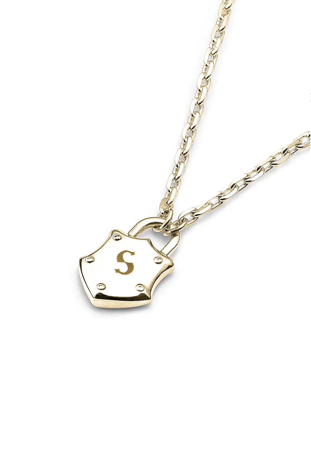 Stolen Girlfriends Club - Shield Necklace Gold Plated