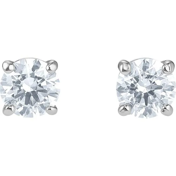 Swarovski Attract Rhodium Plated Stud Earrings