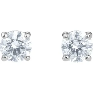 Swarovski Attract Rhodium Plated Stud Earrings