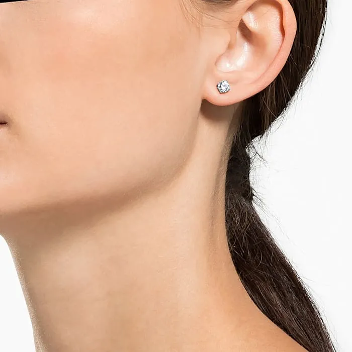 Swarovski Attract Rhodium Plated Stud Earrings