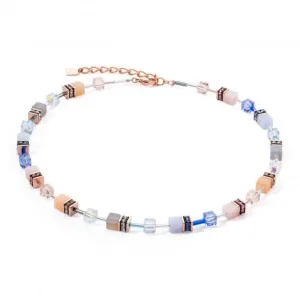 Swarovski Crystal Lightblue Beige Necklace 4905/10-0738