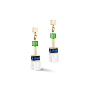 Swarovski Crystal Multicolour Gold Earrings 3018/21-1516