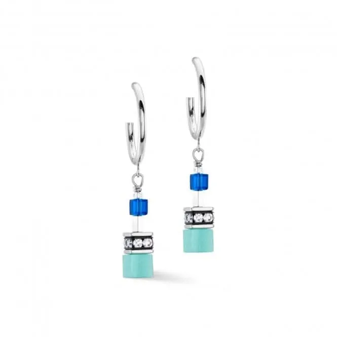Swarovski Crystal Turquoise Ear Studs 4715/21-0600