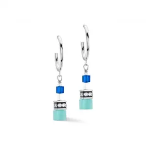 Swarovski Crystal Turquoise Ear Studs 4715/21-0600