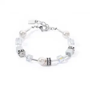 Swarovski Crystal White Silver Bracelet 4081/30-1417