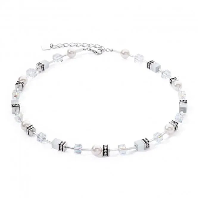 Swarovski Crystal White Silver Necklace 4081/10-1417