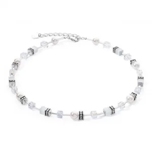 Swarovski Crystal White Silver Necklace 4081/10-1417