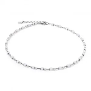 Swarovski Crystal White Silver Necklace 4356/10-1417