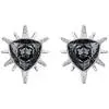 Swarovski Fantastic Grey Crystal Pearl Stud Earrings