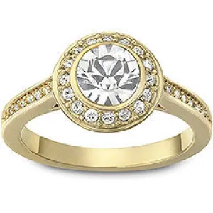 Swarovski Ring Angelic Gold Plated