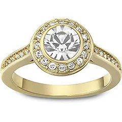 Swarovski Ring Angelic Gold Plated