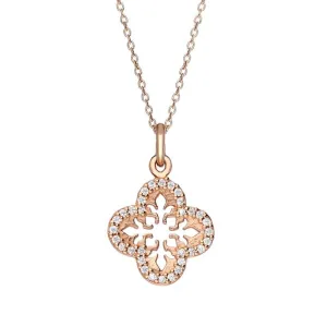 Sylva Rose Gold Plated Sterling Silver Small Necklace