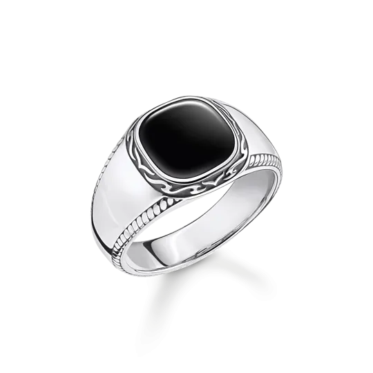 Thomas Sabo Black Onyx Ring