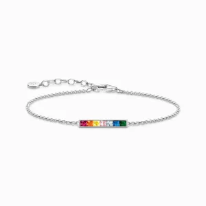 Thomas Sabo Bracelet colourful stones silver