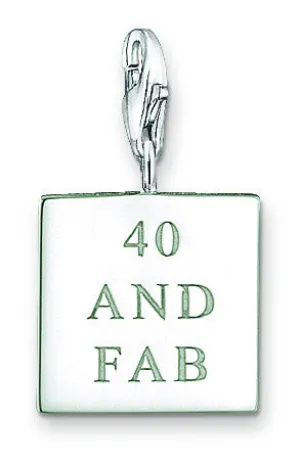 Thomas Sabo Charm   And Fab Silver