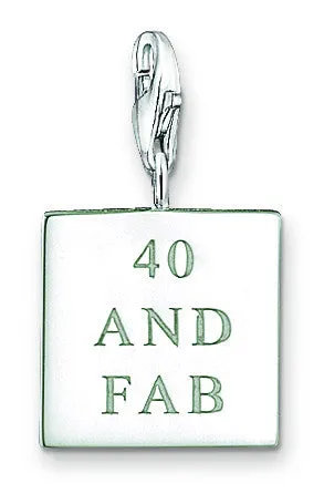 Thomas Sabo Charm   And Fab Silver