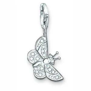 Thomas Sabo Charm Butterfly Silver And Zirconia D