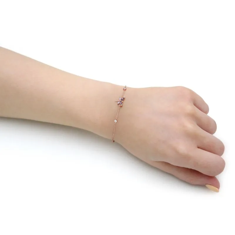THOMAS SABO Charm Club Charming Garden Rose Gold Bracelet