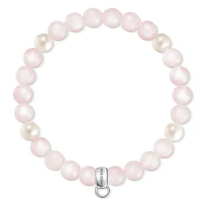 Thomas Sabo Charm Club Pink Quartz 18.5cm Bracelet