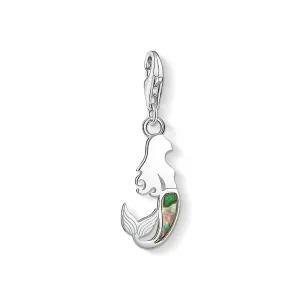 Thomas Sabo Charm Club Sterling Silver Abalone Mother Of Pearl Mermaid Charm D