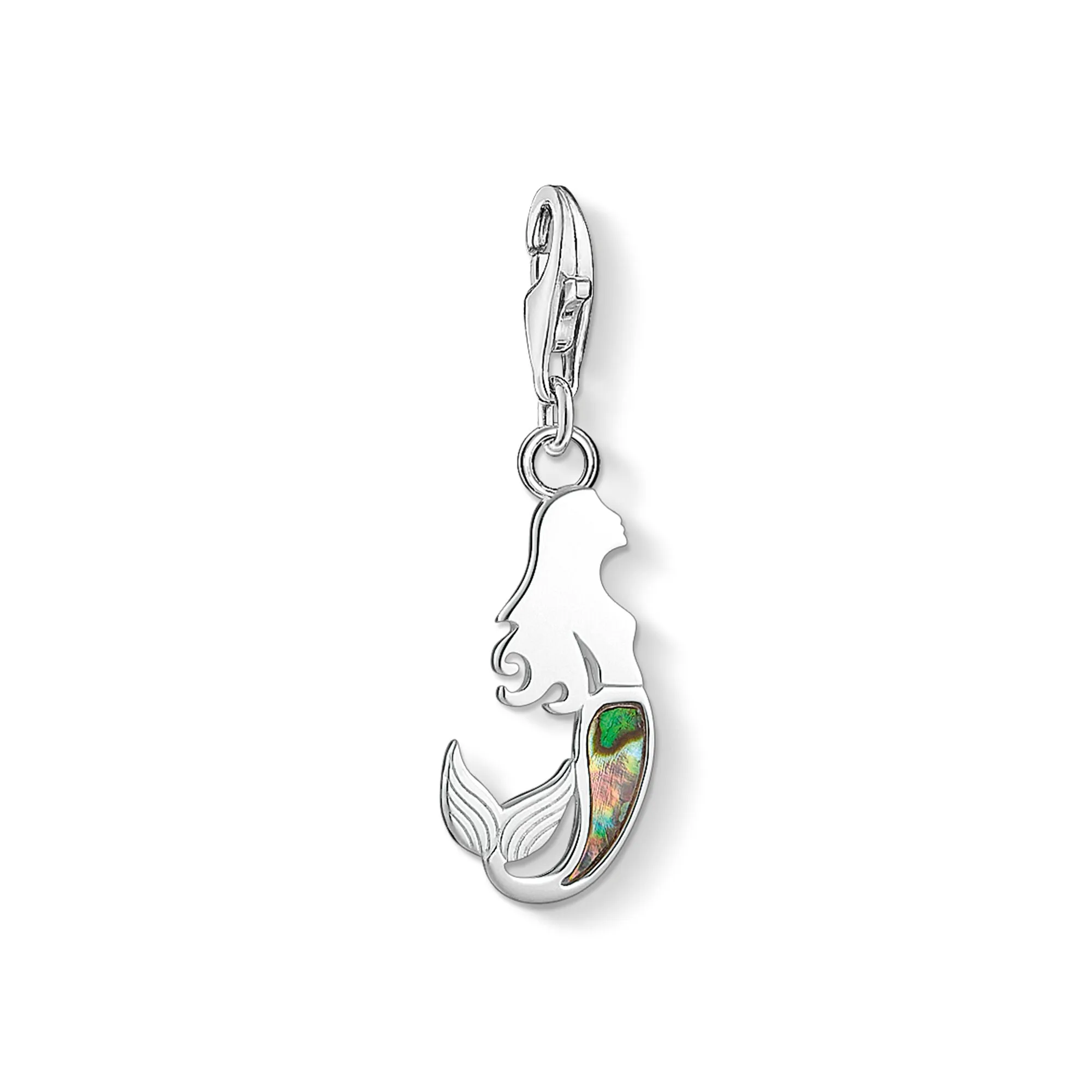 Thomas Sabo Charm Club Sterling Silver Abalone Mother Of Pearl Mermaid Charm D