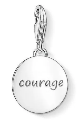 Thomas Sabo Charm Club Sterling Silver Courage Charm D