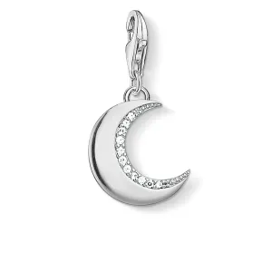 Thomas Sabo Charm Club Sterling Silver CZ Protective Moon Charm
