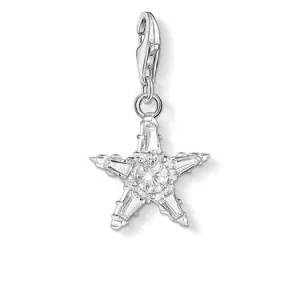 Thomas Sabo Charm Club Sterling Silver CZ Star Charm D