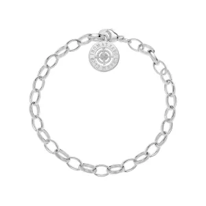 Thomas Sabo Charm Club Sterling Silver Diamond Charm Bracelet D Medium