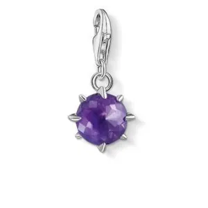 Thomas Sabo Charm Club Sterling Silver February Birthstone Charm