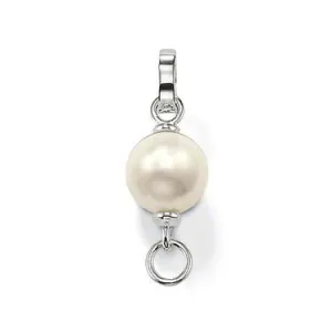 Thomas Sabo Charm Club Sterling Silver Freshwater Pearl Charm Carrier