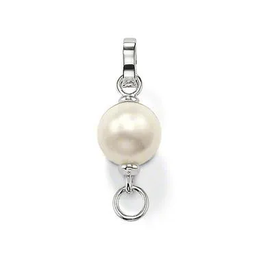 Thomas Sabo Charm Club Sterling Silver Freshwater Pearl Charm Carrier