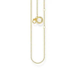 Thomas Sabo Charm Club Sterling Silver Gold Plated Charm Necklace