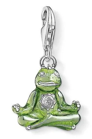 Thomas Sabo Charm Club Sterling Silver Green Frog Charm D