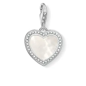 Thomas Sabo Charm Club Sterling Silver Heart With Mother Of Pearl Charm D