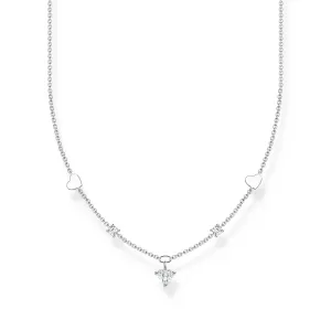 Thomas Sabo Charm Club Sterling Silver Hearts Necklace
