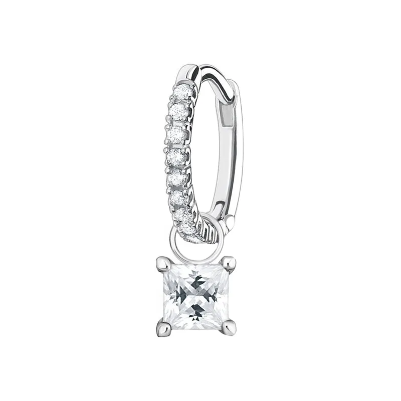 Thomas Sabo Charm Club Sterling Silver Hoop Earring