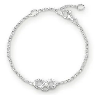 Thomas Sabo Charm Club Sterling Silver Infinity Charm Bracelet