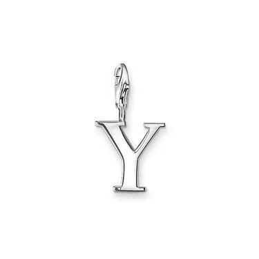 Thomas Sabo Charm Club Sterling Silver Letter Y Charm D