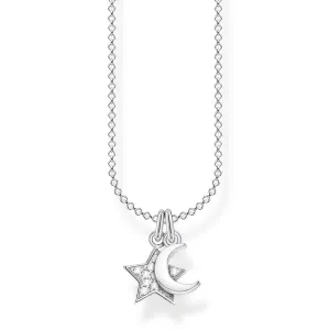 Thomas Sabo Charm Club Sterling Silver Star Moon Necklace
