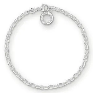 Thomas Sabo Charm Club Sterling Silver Thin Link Charm Bracelet D