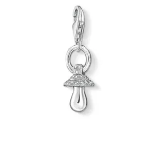 Thomas Sabo Charm Club Sterling Silver White Zirconia Dummy Charm D